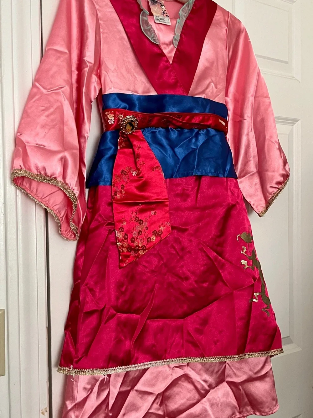 Disney Mulan Pink and Teal Costume Dress